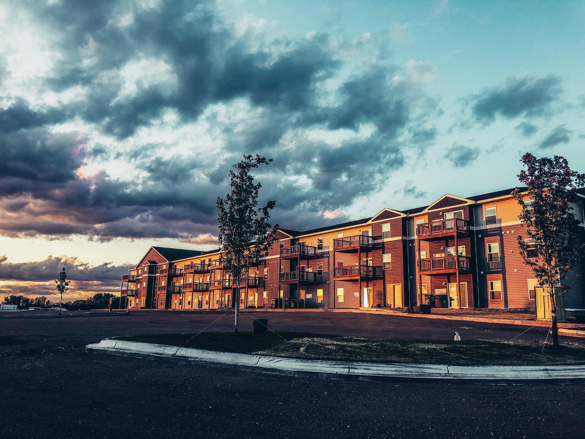 exterior of Woodland Heights Apartments by Herzog Property Management