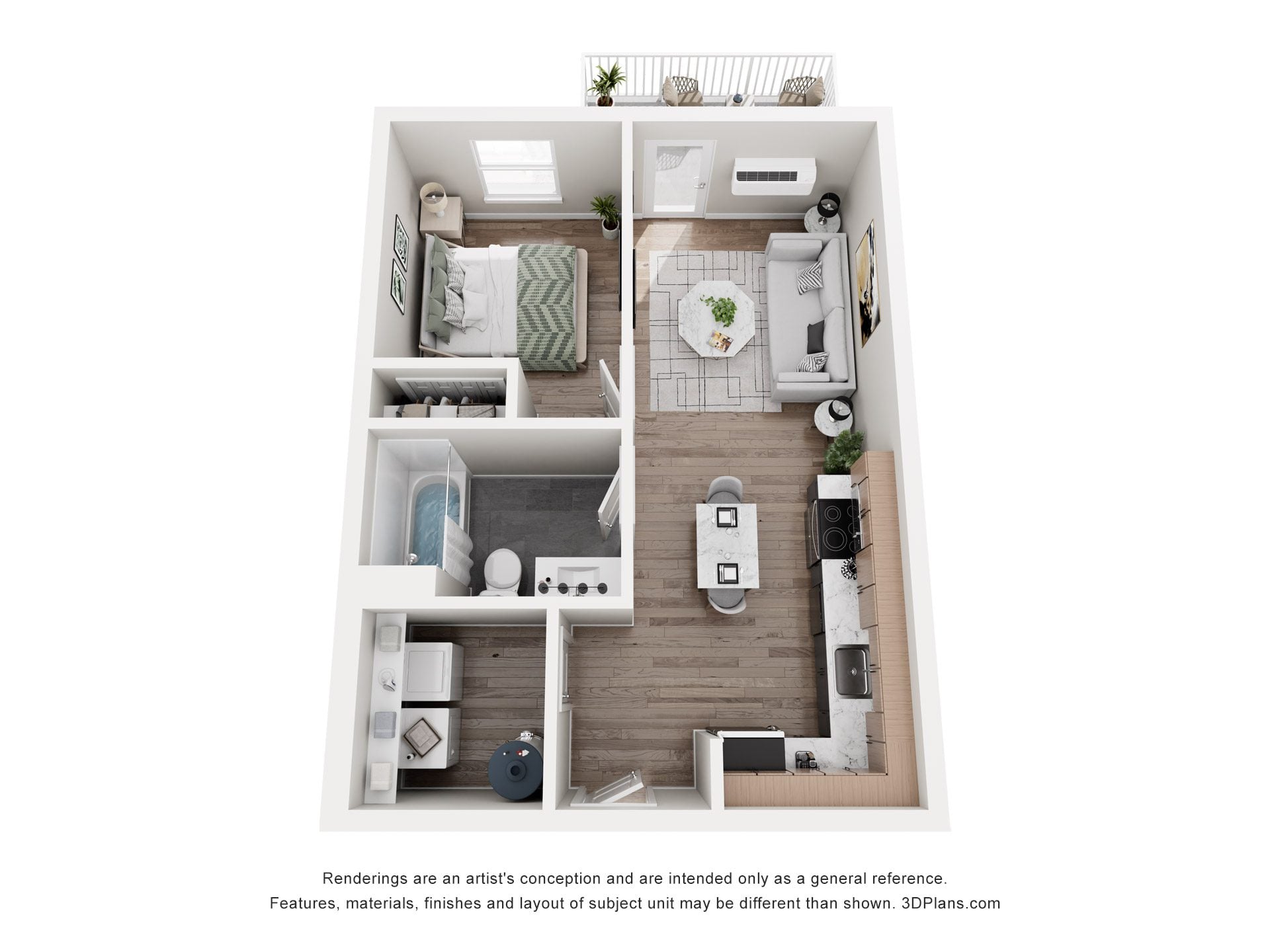 506 Flats_1x1 Unit C